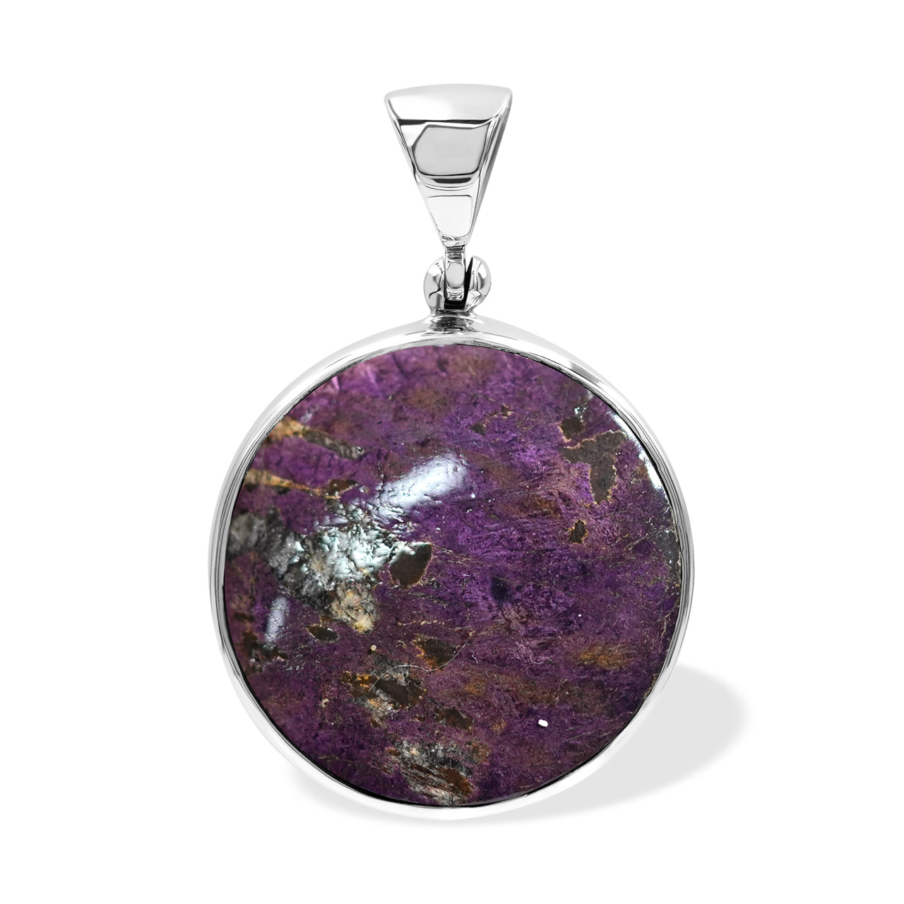 Purpurite Round Pendant