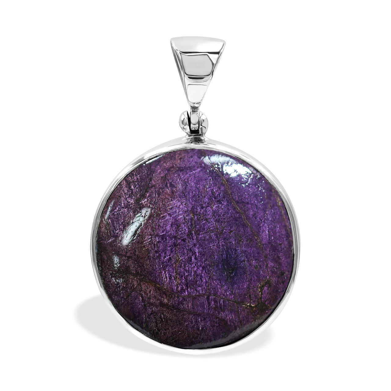 Purpurite Round Pendant