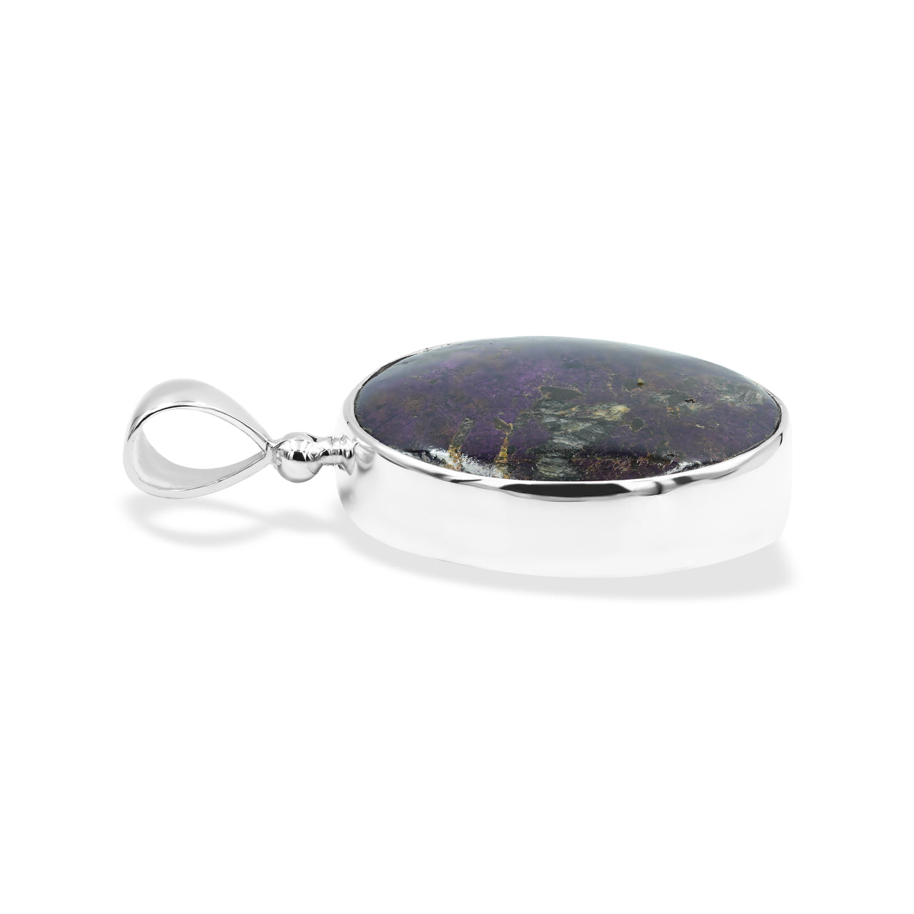 Purpurite Round Pendant