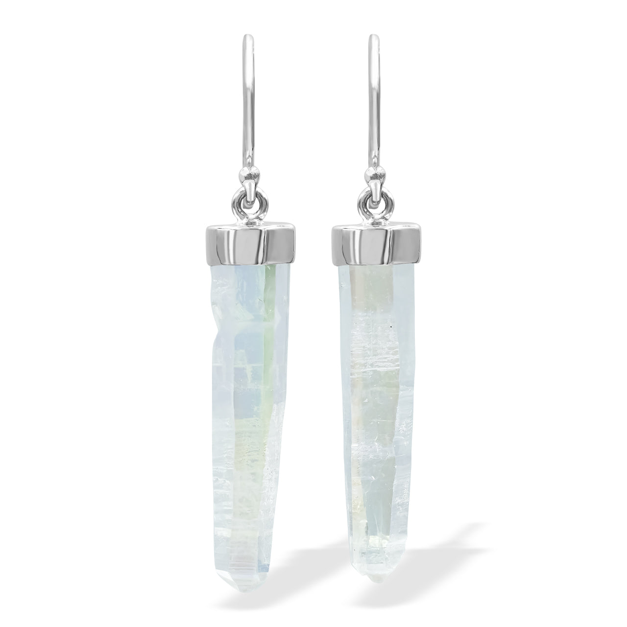 Angel Aura Quartz Earrings