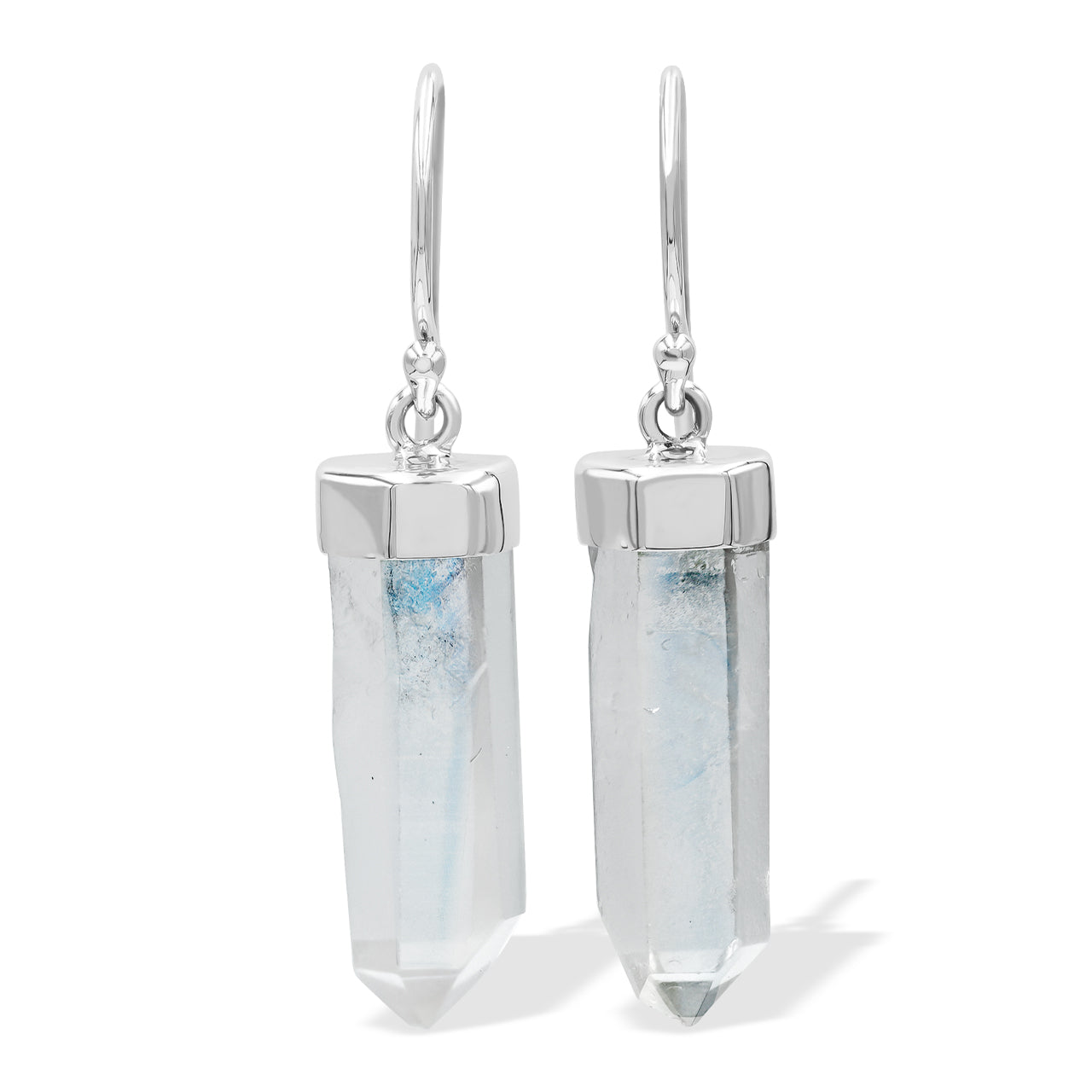 Classy Angel Aura Quartz Crystal Earring