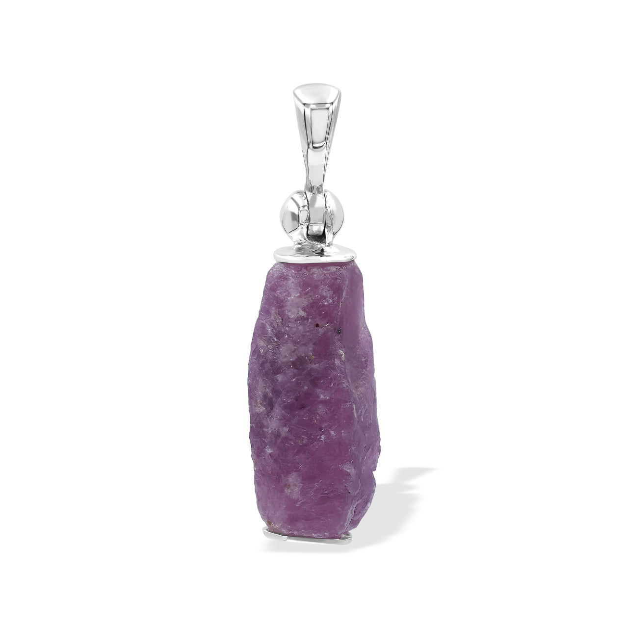 Ruby Crystal Bar Pendant