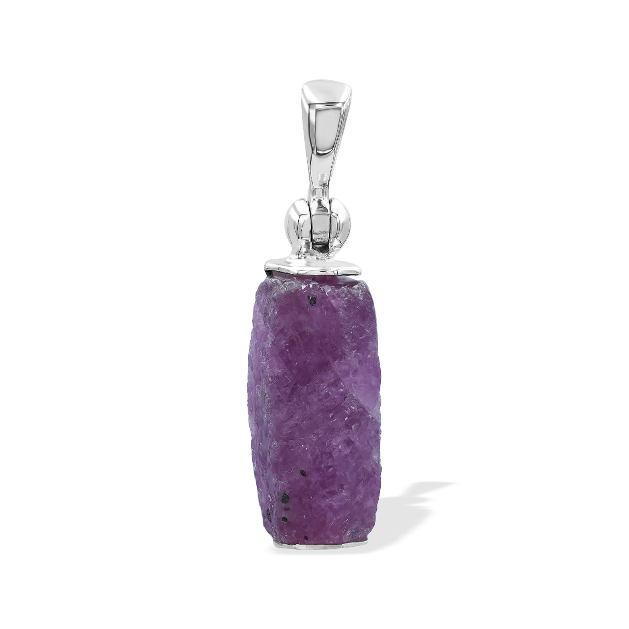 Ruby Crystal Bar Pendant