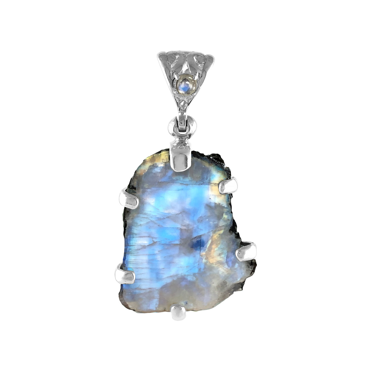 Rainbow Moonstone Pendant