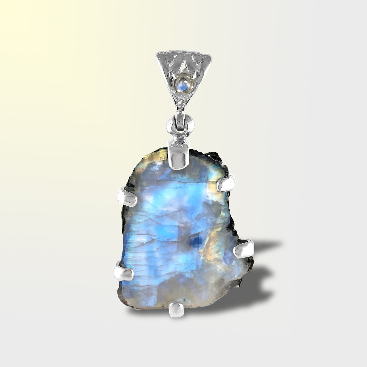 Rainbow Moonstone Pendant