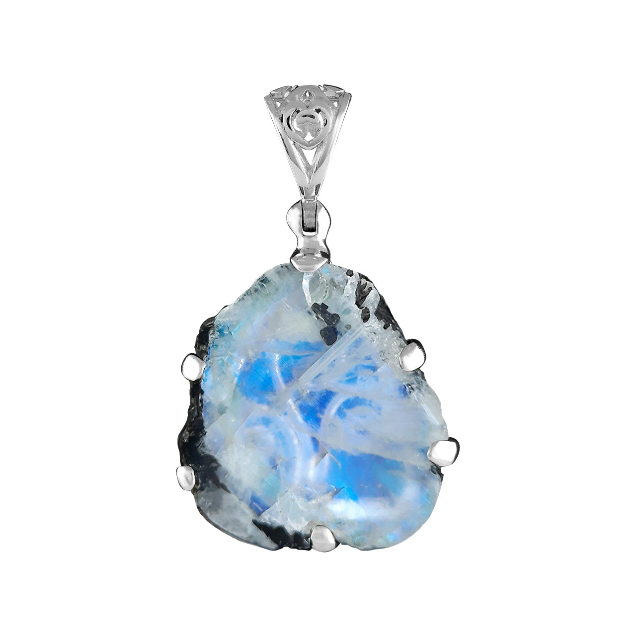 Rainbow Moonstone Pendant