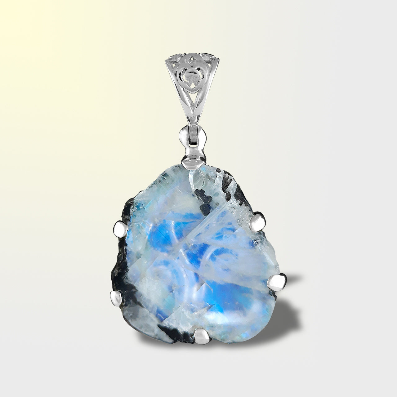 Rainbow Moonstone Pendant