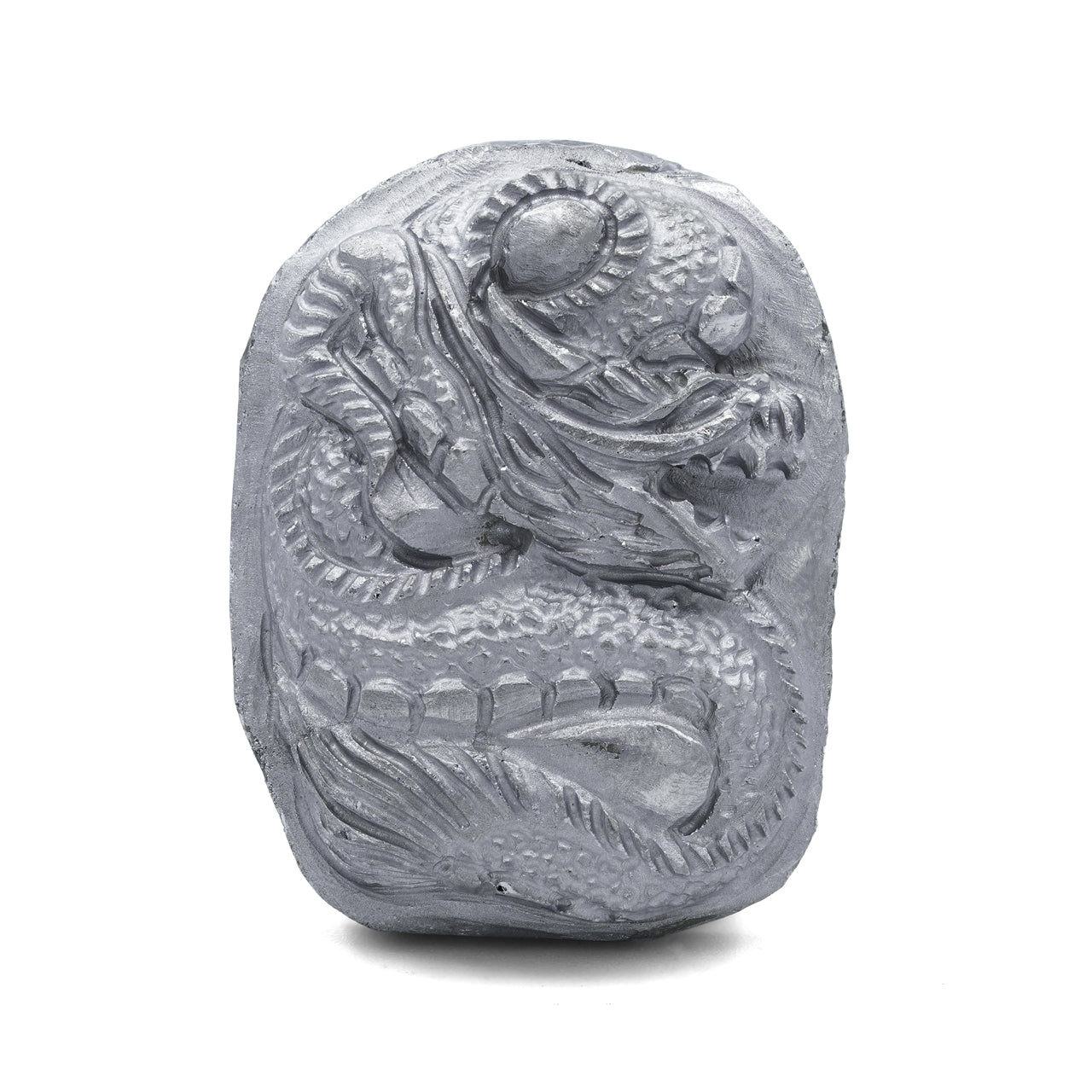 Silica Carved Dragon Cabochon - 1 piece