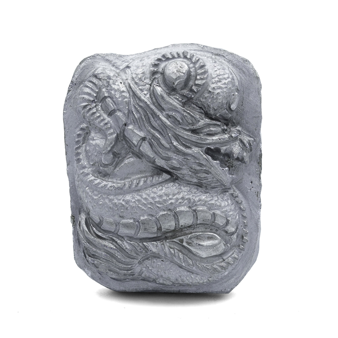 Silica Carved Dragon Cabochon - 1 piece