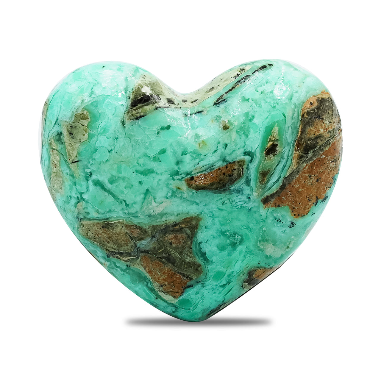 Smithsonite Heart Cabochon 21-22 mm