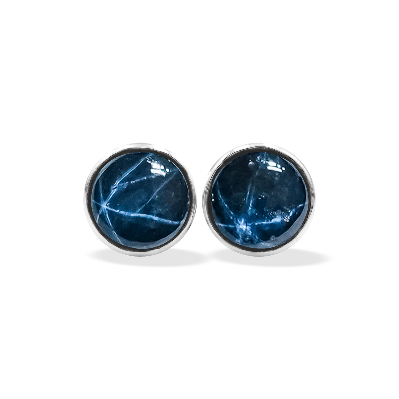 Star Sapphire Post Style Earring