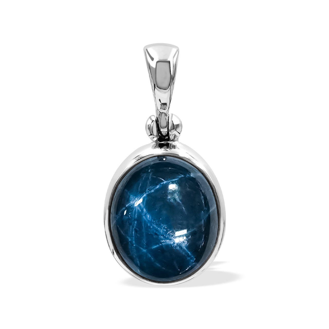 Star Sapphire Oval Pendant