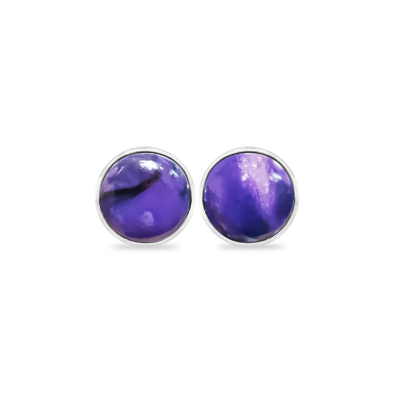 Sugilite Post Style Earring