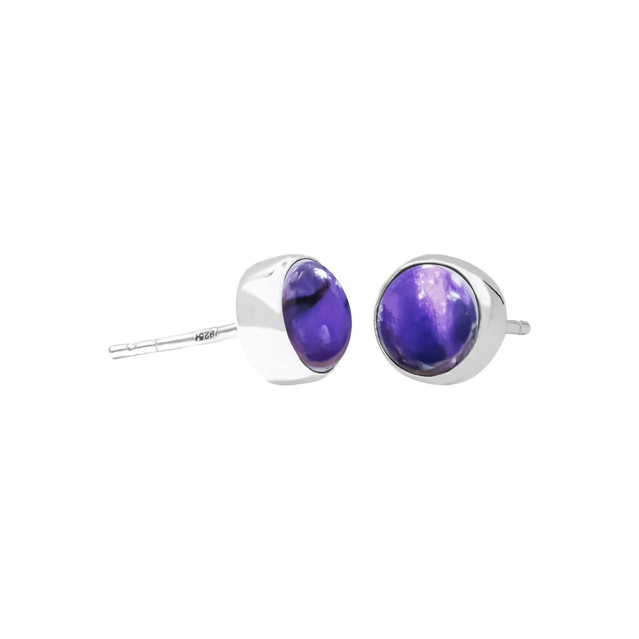 Sugilite Post Style Earring