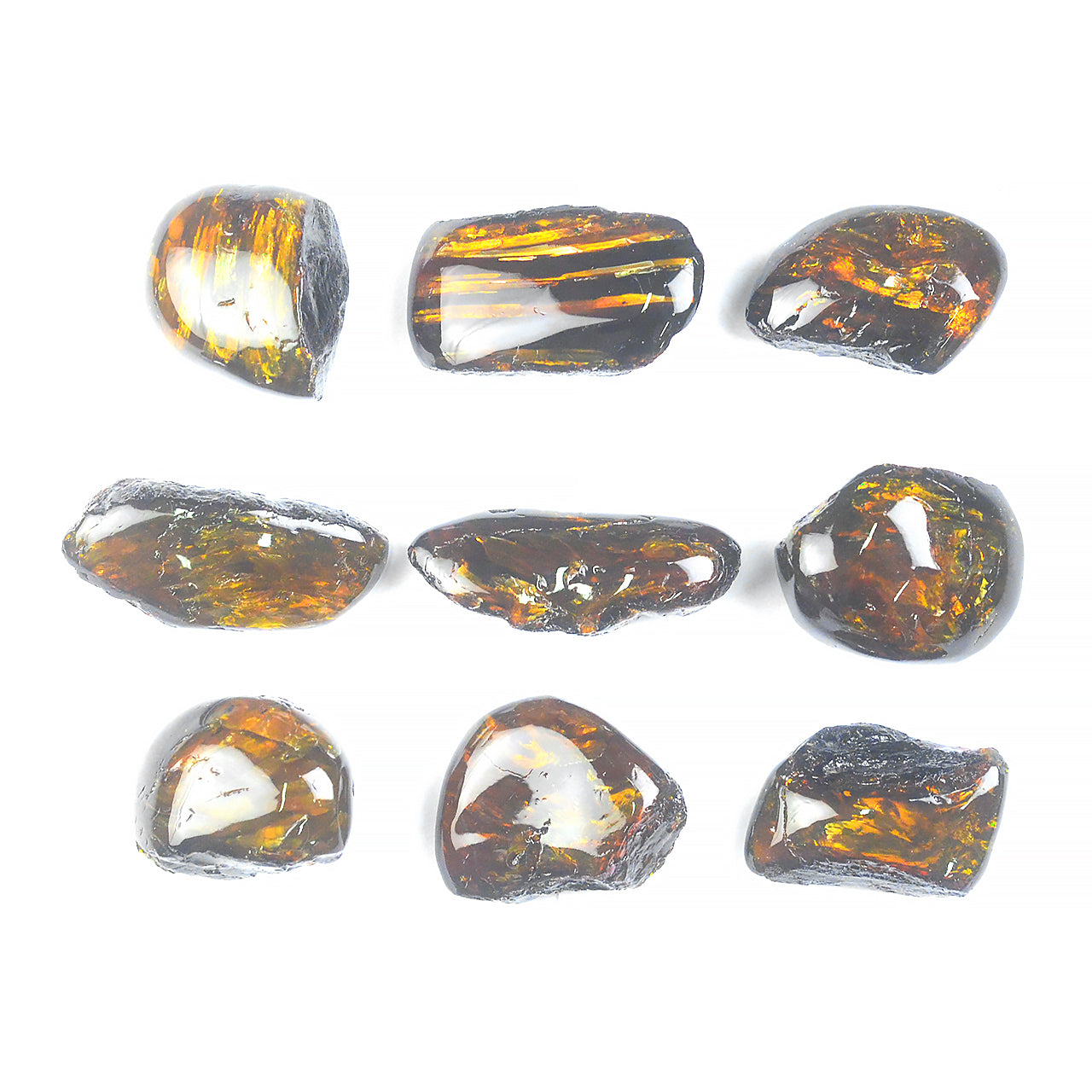 Small Box Lion's Mane Amber, 9 pcs