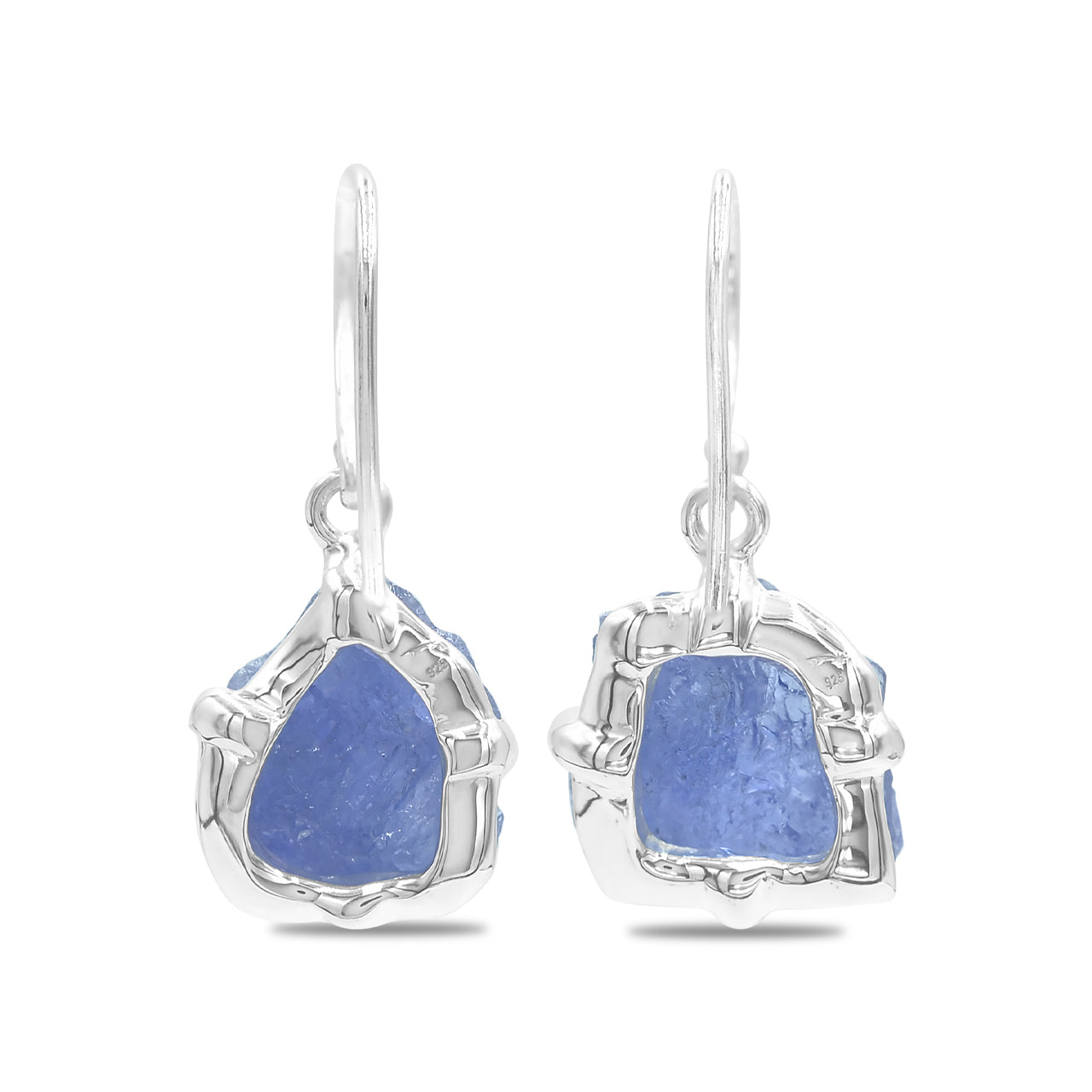 Tanzanite Earrings Prong Set