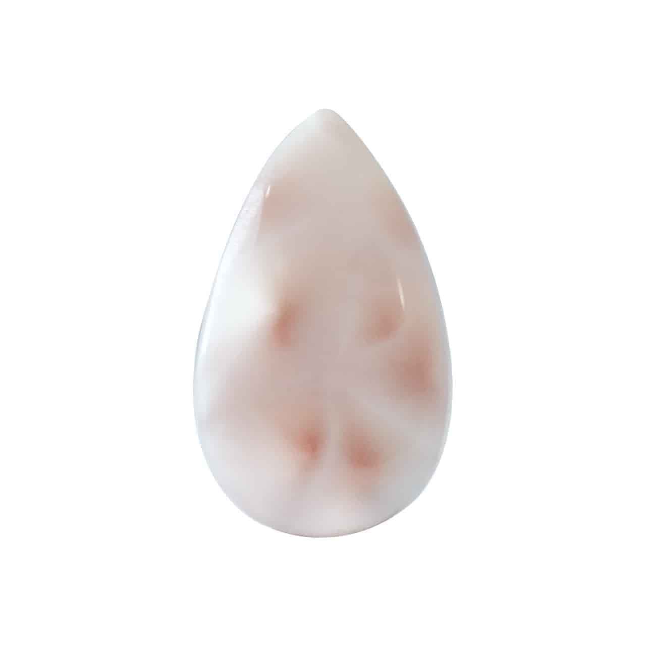 !8 mm Pear Cabochon Pink Natrolite