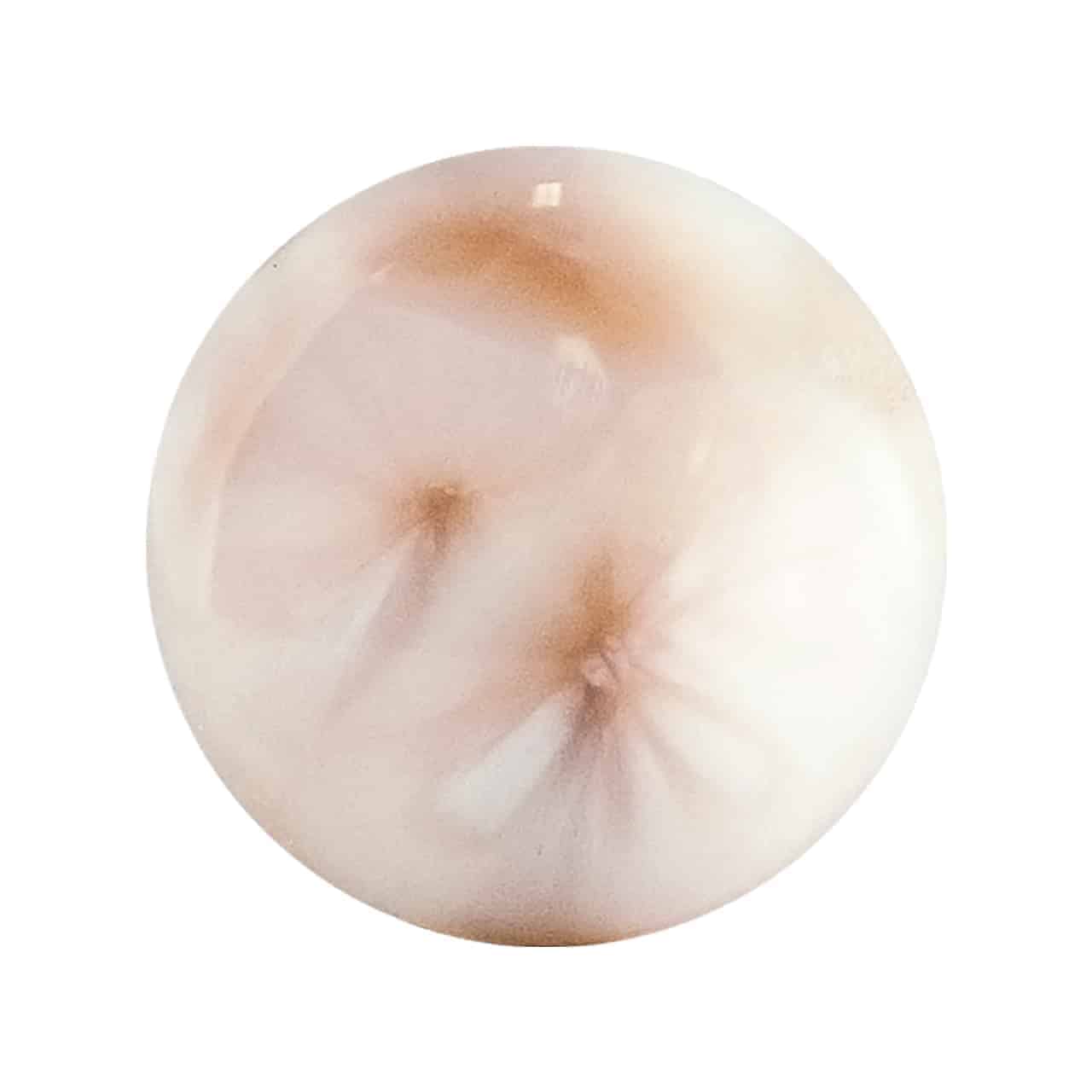 14 mm Round Cabochon Pink Natrolite