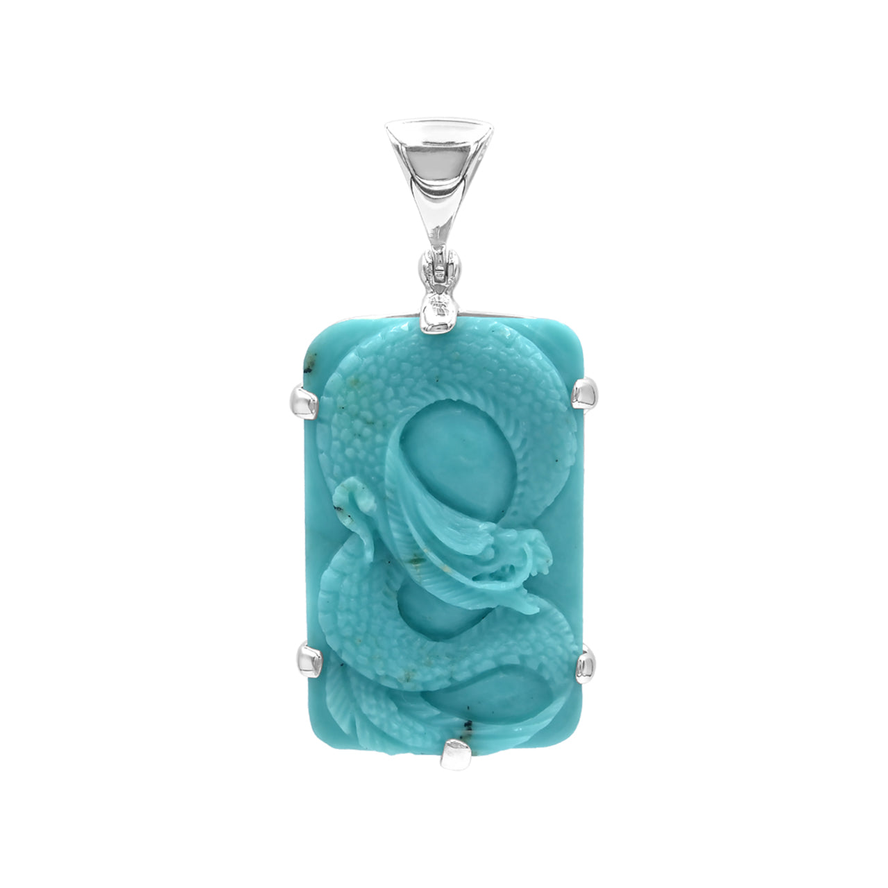 Campitos Turquoise Dragon Pendant