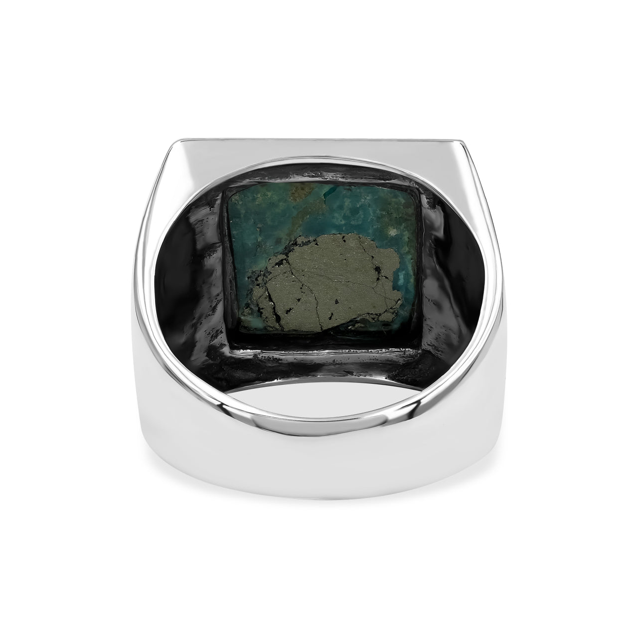 Men's Ring Persian Turquoise Square Shaped