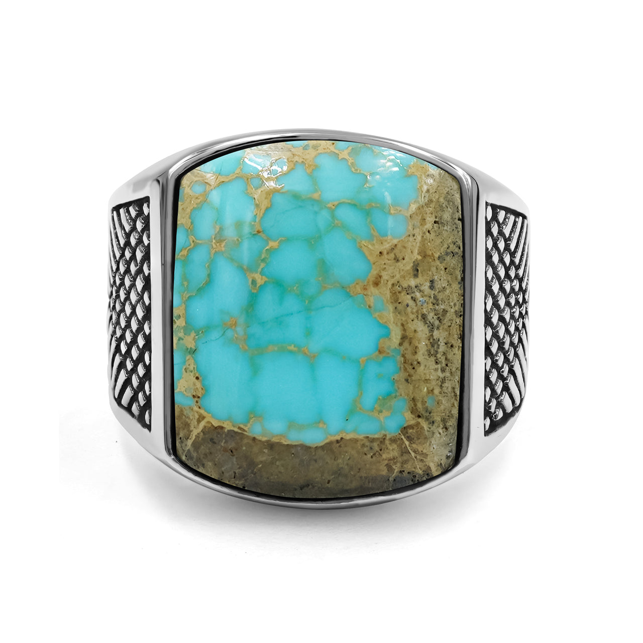 New Arizona Turquoise Men's Style Ring