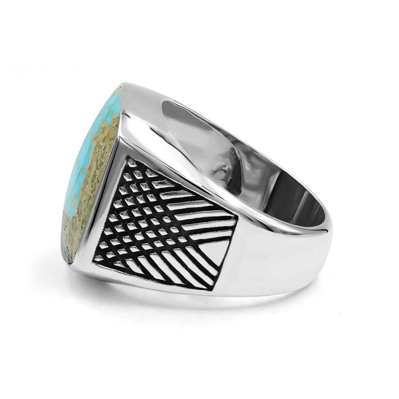 New Arizona Turquoise Men's Style Ring