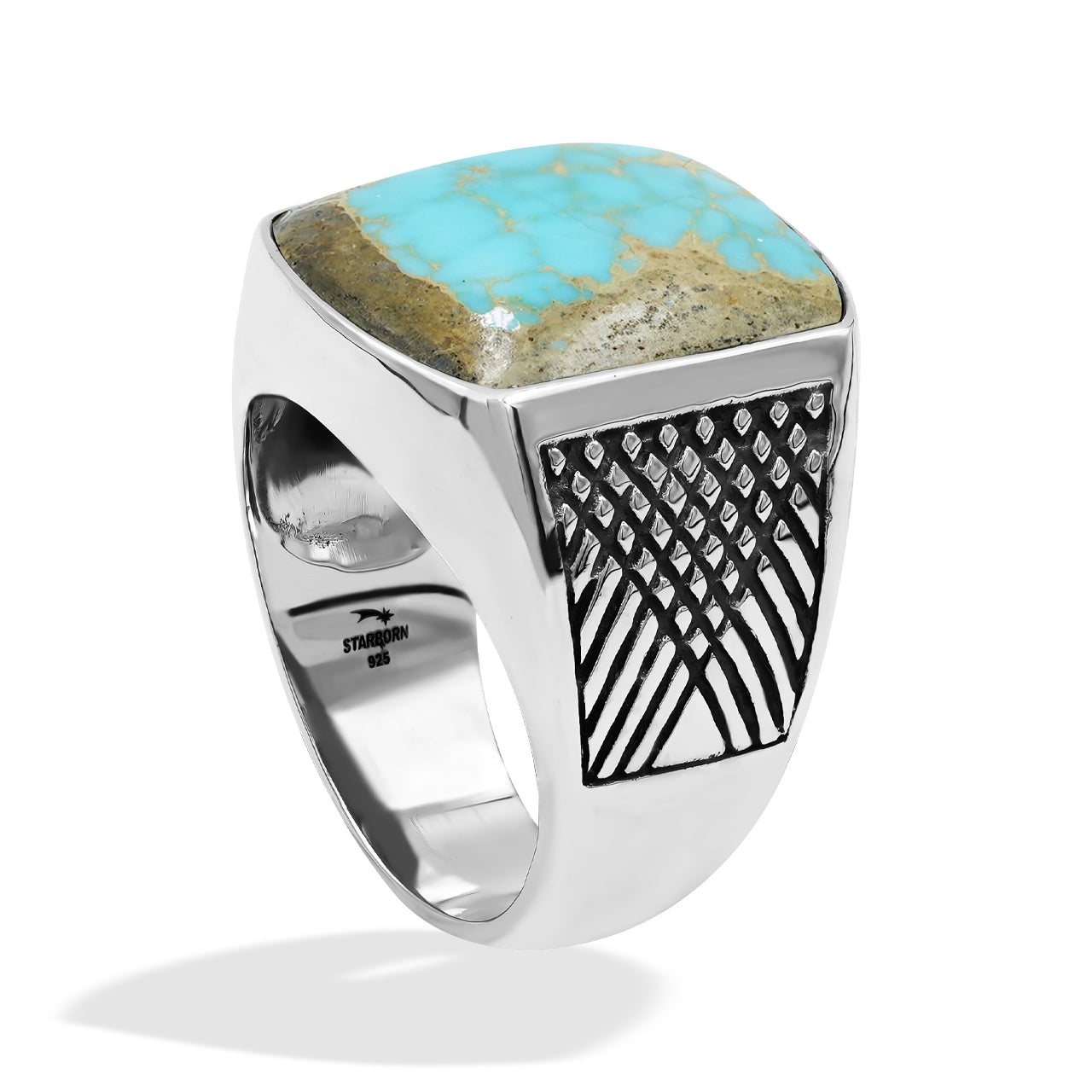 New Arizona Turquoise Men's Style Ring