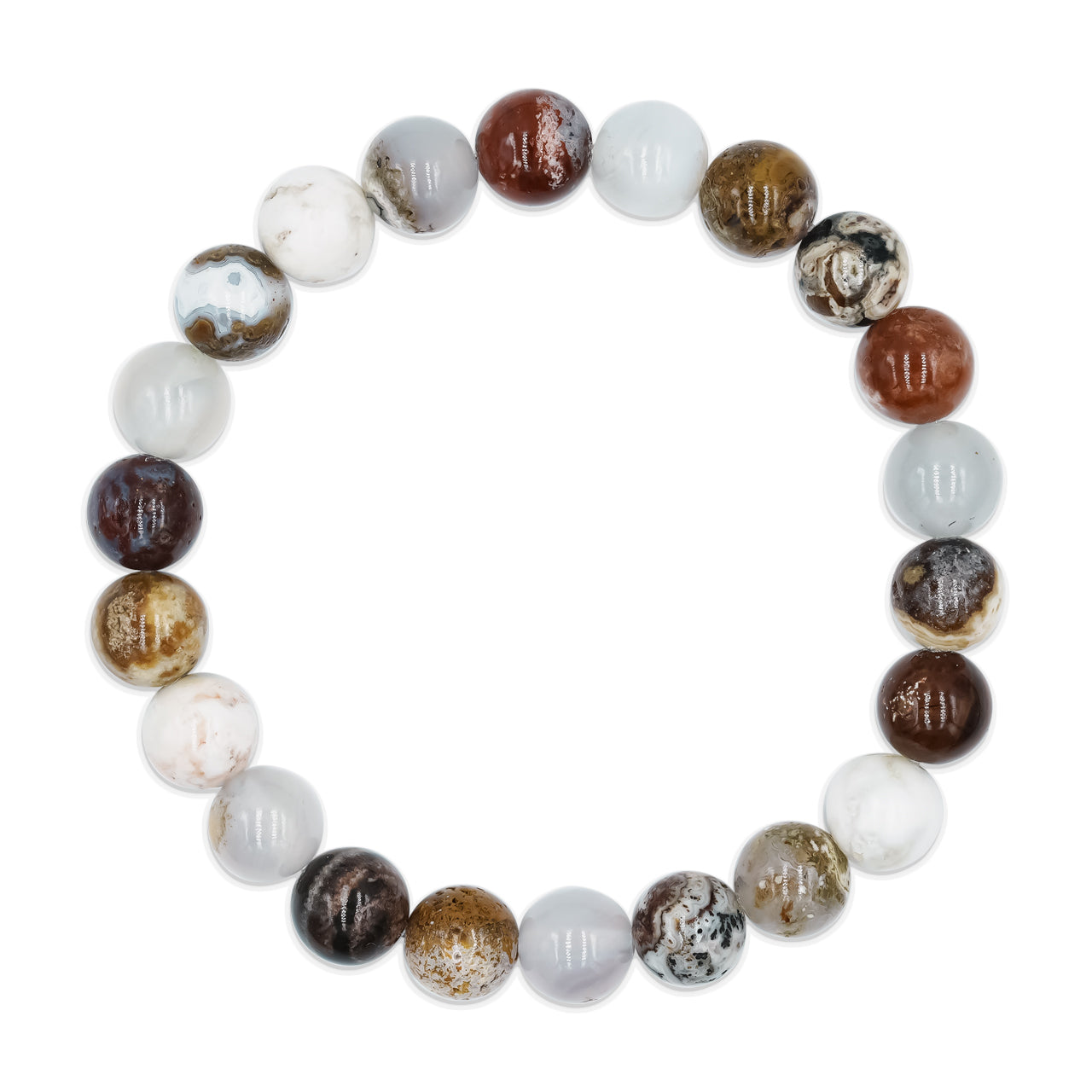 VV Agate Bead Bracelet