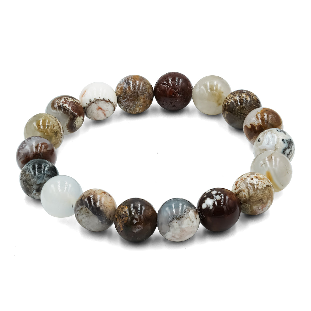 VV Agate Bead Bracelet