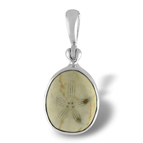 Fossilized-Sea-Urchin-Pendant-in-Sterling-Silver-B01D995KTO