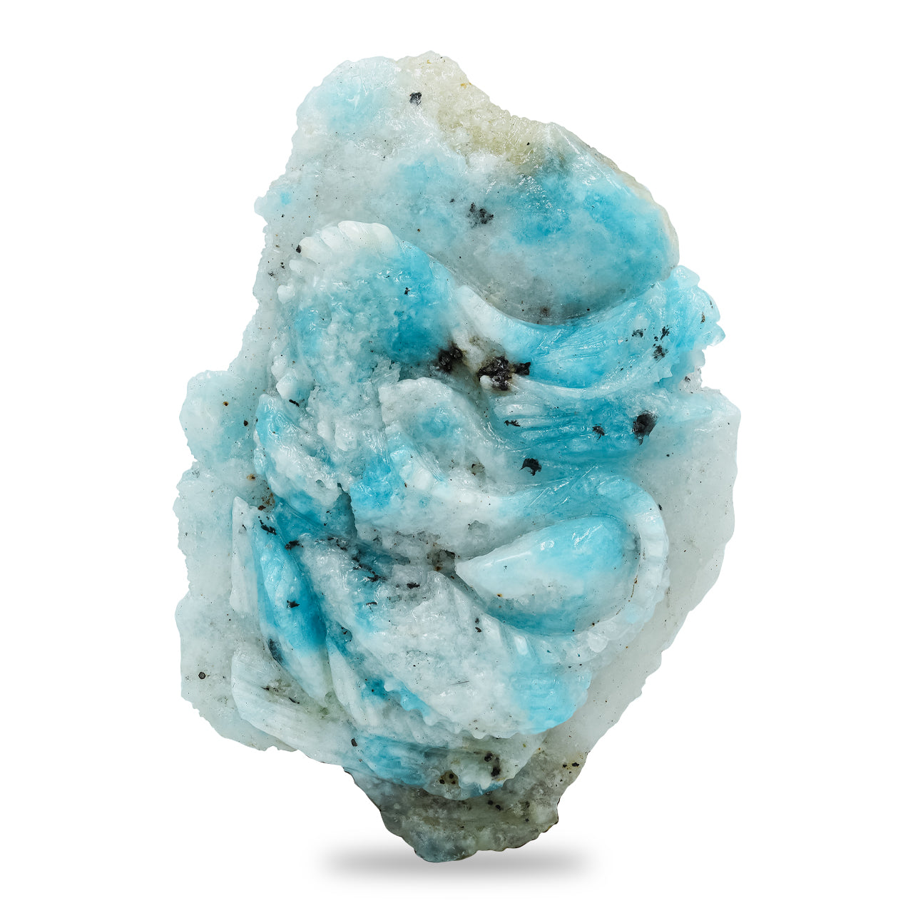 Fluorescent Hackmanite Carving