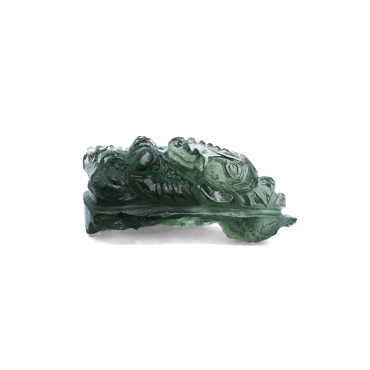 Moldavite Ganesh Carving 11.5cts