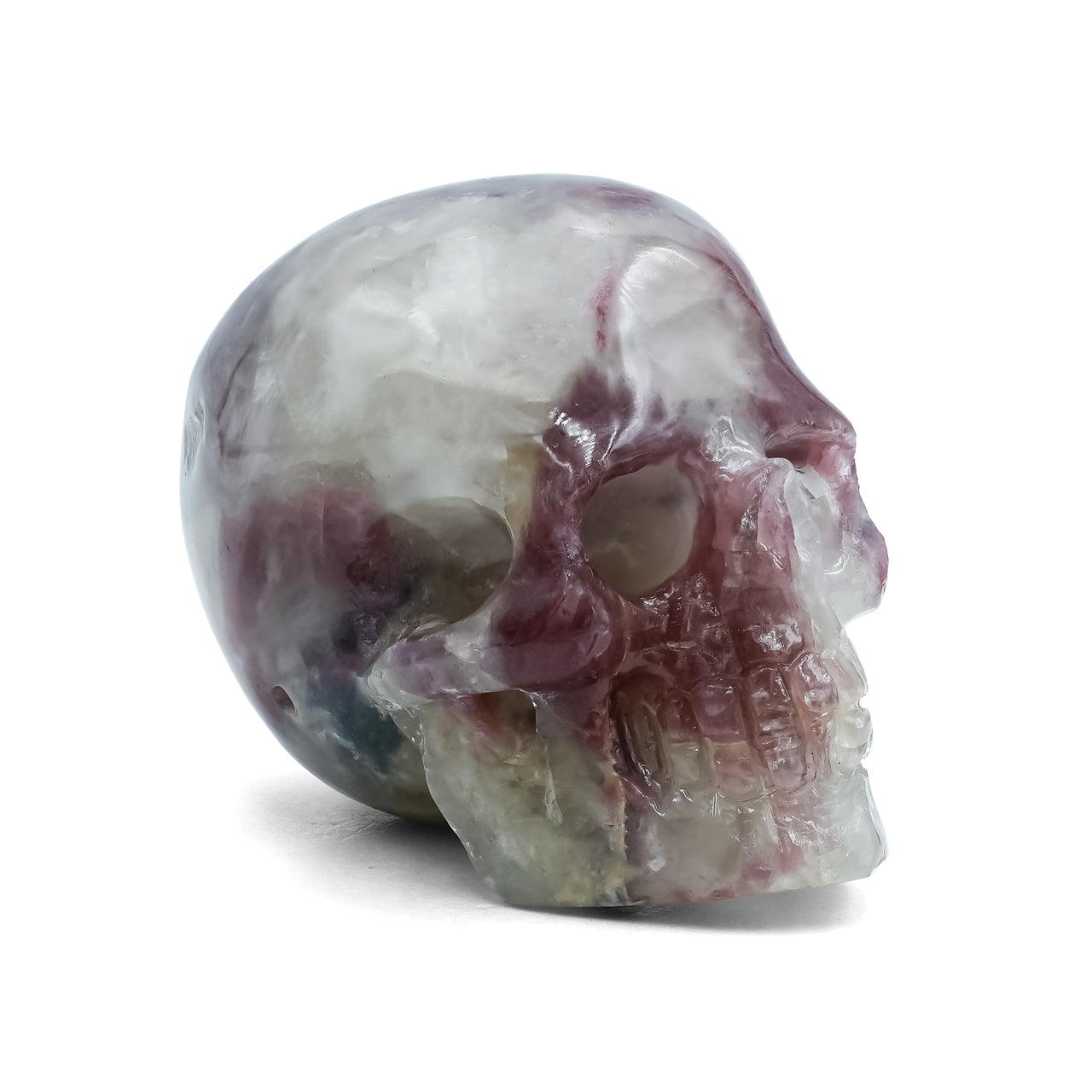 Rubellite Tourmaline from Paraiba Skull Carving