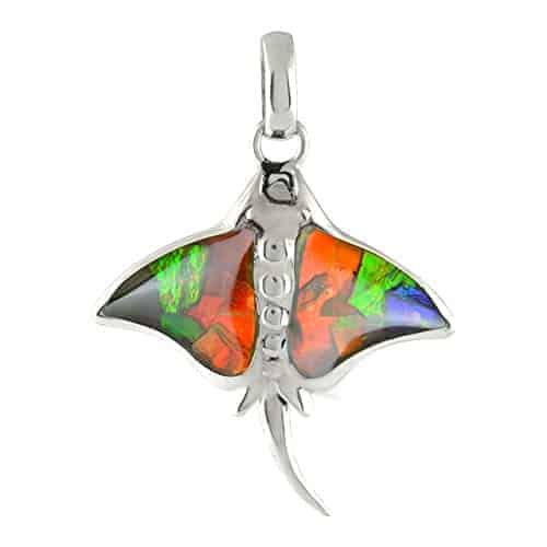 Starborn-Ammolite-Manta-Ray-Pendant-in-Sterling-Silver-B085PSCXY5