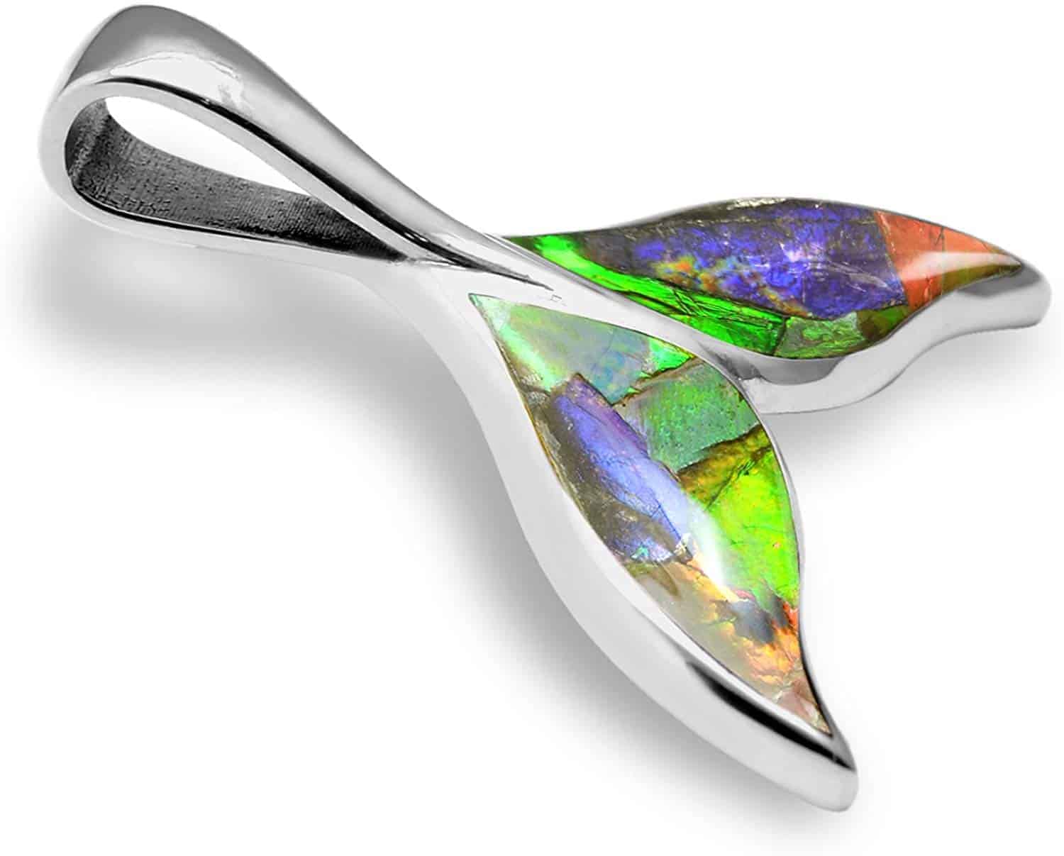 Starborn-Ammolite-Sterling-Silver-Whale-Tail-Pendant-Medium-B07L4ZTHFJ-3