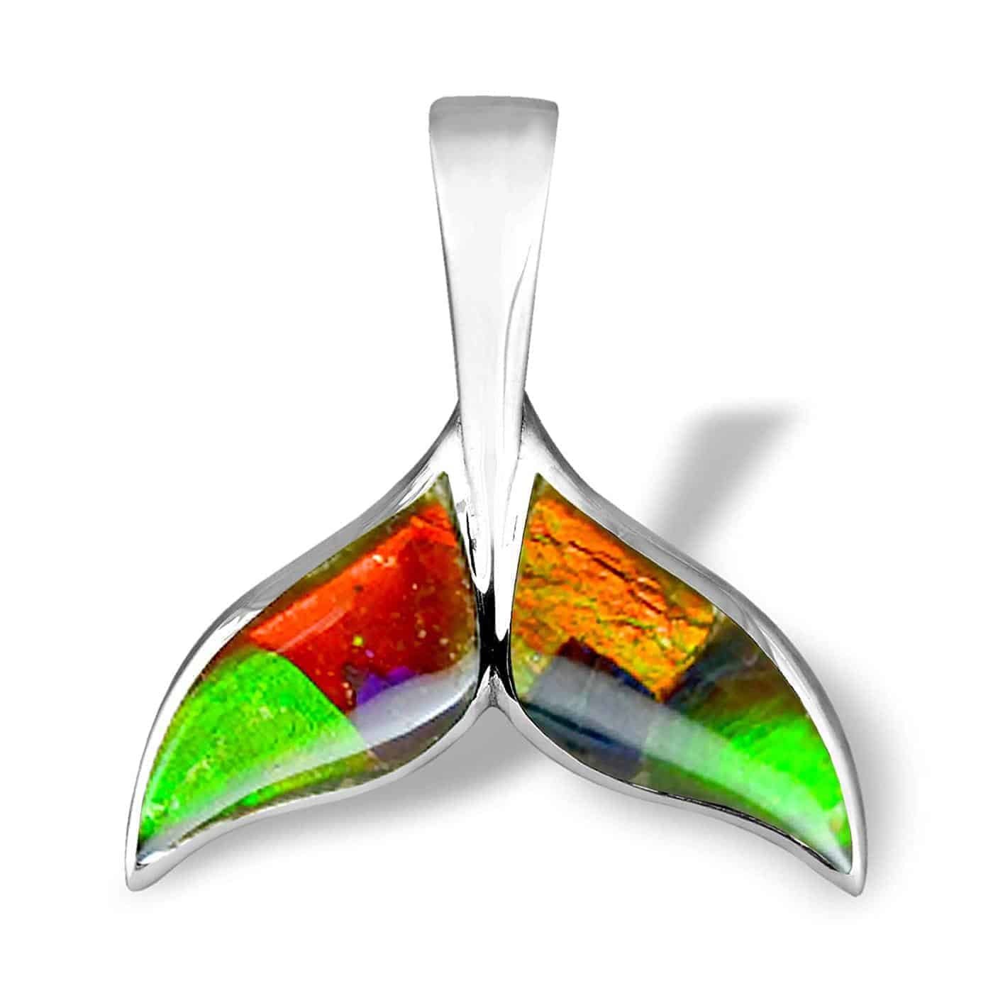 Starborn-Ammolite-Sterling-Silver-Whale-Tail-Pendant-Small-B07L4QDMNR