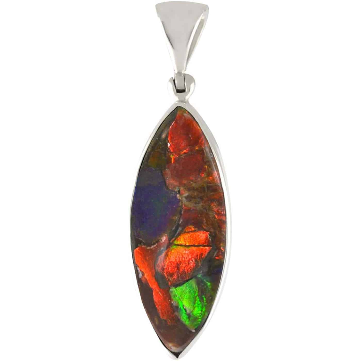 Starborn-Ammolite-and-Sterling-Silver-Marquise-Shape-Pendant-B081TJ5RKG-2