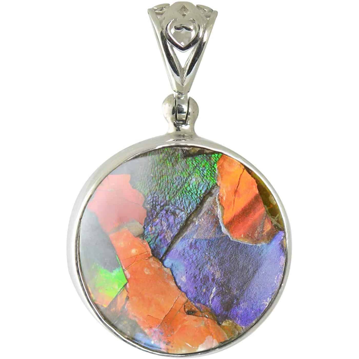 Starborn-Ammolite-and-Sterling-Silver-Round-Pendant-with-Filigree-Bail-B07K1M4VXM