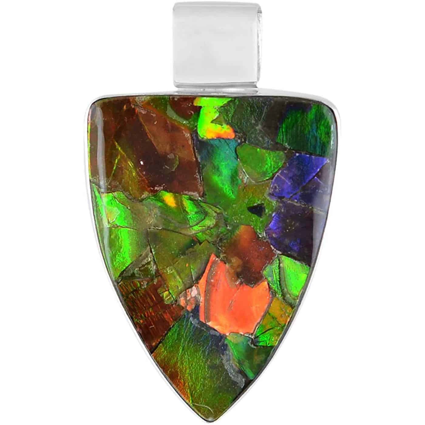 Starborn-Ammolite-and-Sterling-Silver-Shield-Pendant-B07GY4FZ9V