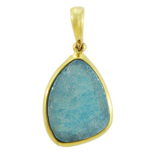 Starborn-Creations-18k-Gold-Plated-Brass-Turquoise-Drusy-Pendant-B00CEICPKO