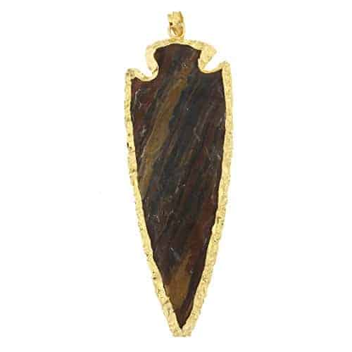 Starborn-Creations-Gold-Plate-Hand-Carved-Jasper-Arrowhead-Pendant-B0748366TL