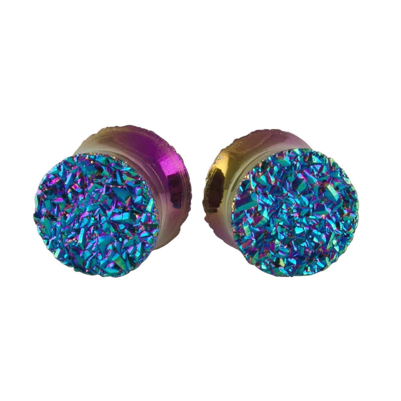 Starborn-Creations-Rainbow-Titanium-Double-Sided-Drusy-Stone-Ear-Plugs-2g-Gauged-Earrings-B00H7JV9PM-2