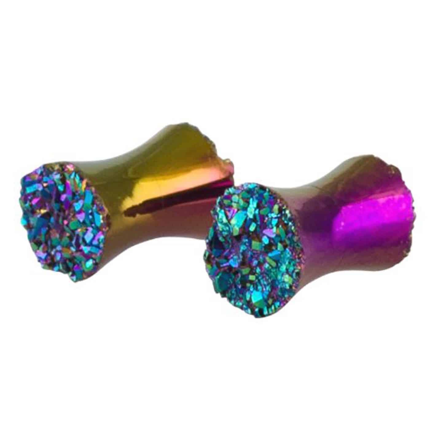 Starborn-Creations-Rainbow-Titanium-Double-Sided-Drusy-Stone-Ear-Plugs-6g-Gauged-Earrings-B00H7JPUCA