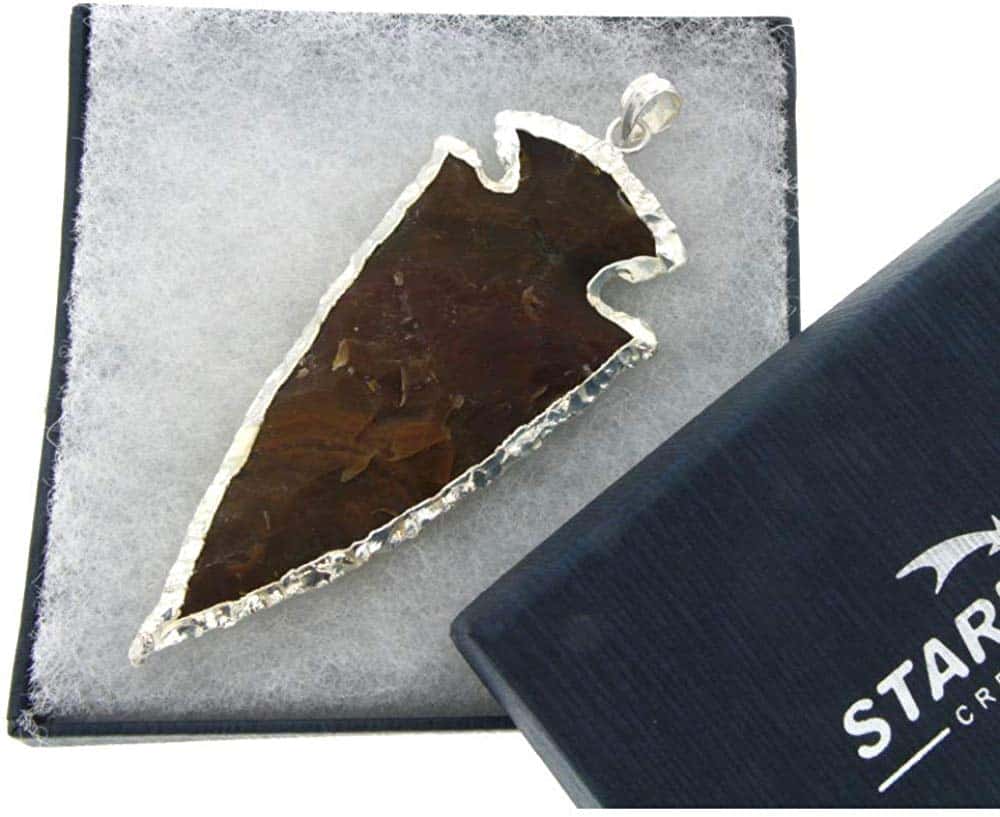 Starborn-Creations-Silver-Plate-Hand-Carved-Jasper-Arrowhead-Pendant-B07483GS8D-4