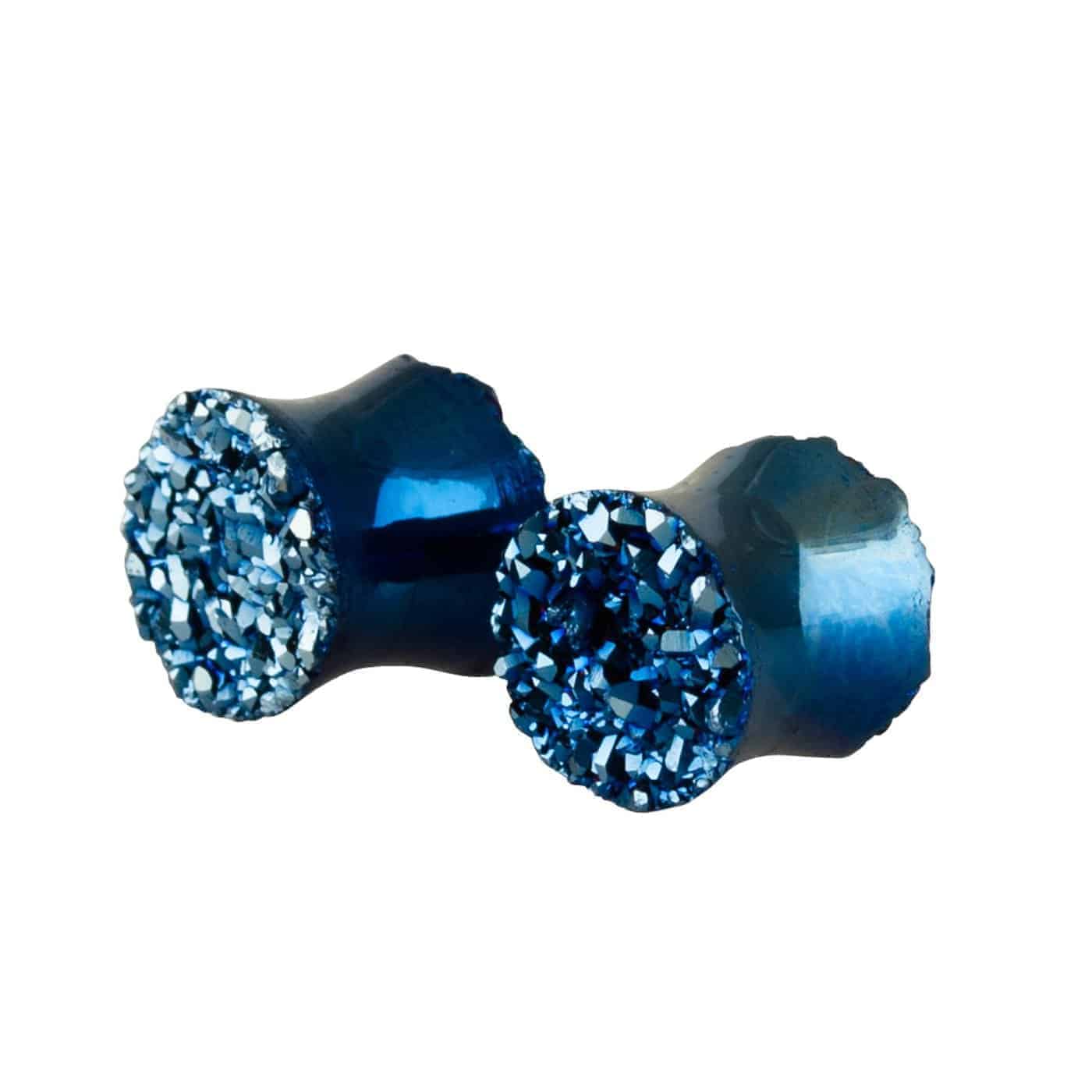 Starborn-Creations-Steely-Blue-Double-Sided-Drusy-Stone-Ear-Plugs-00g-Gauged-Earrings-B00H7ID4PG-2