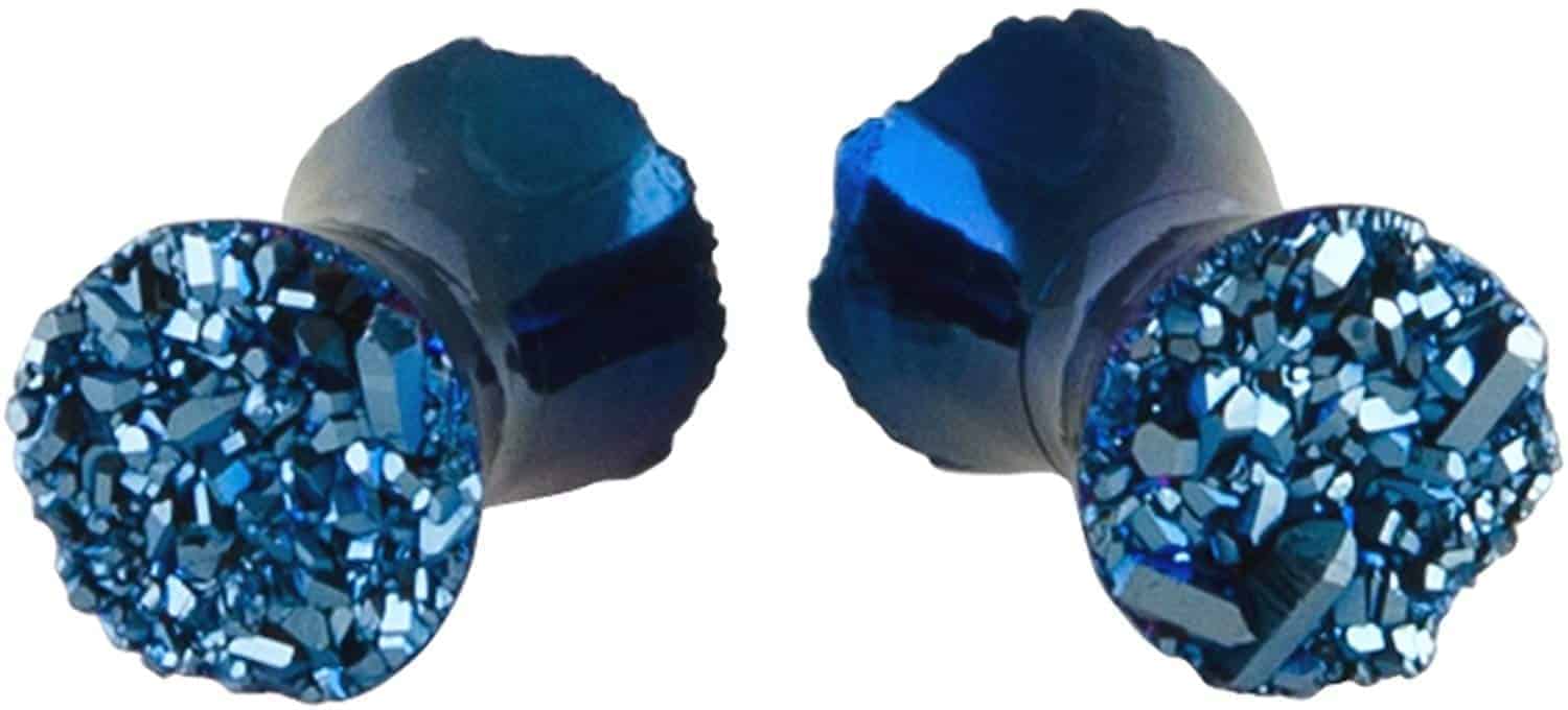 Starborn-Creations-Steely-Blue-Double-Sided-Drusy-Stone-Ear-Plugs-6g-Gauged-Earrings-B00H7H9Z3M-3