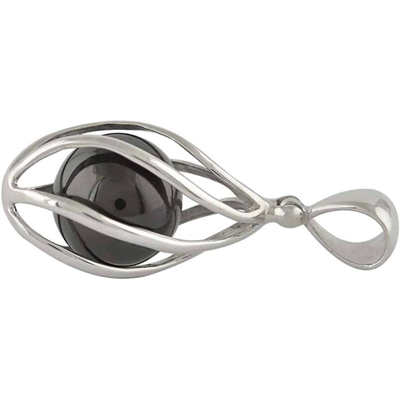 Starborn-Elite-Shungite-Sphere-Sterling-Silver-Spiral-Pendant-B07TDCPRPX-4