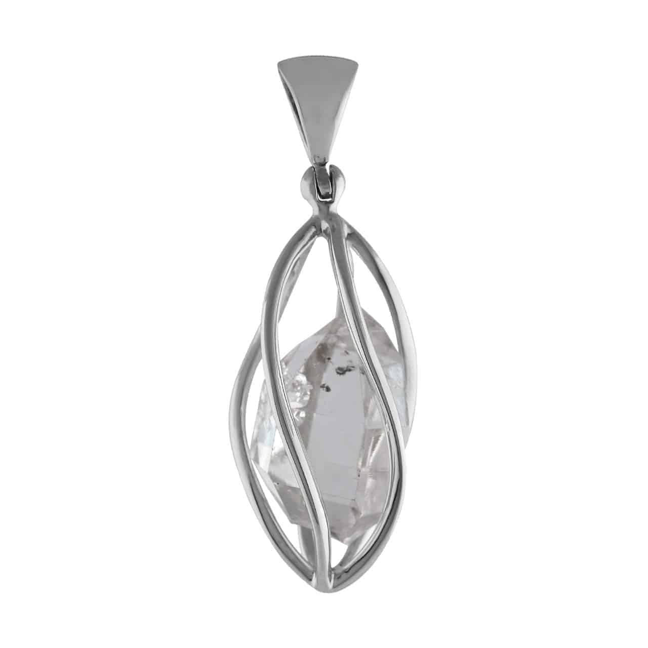 Starborn-Herkimer-Diamond-Large-Quartz-Crystal-Sterling-Silver-Cage-Pendant-B07T4DGGJ1-2