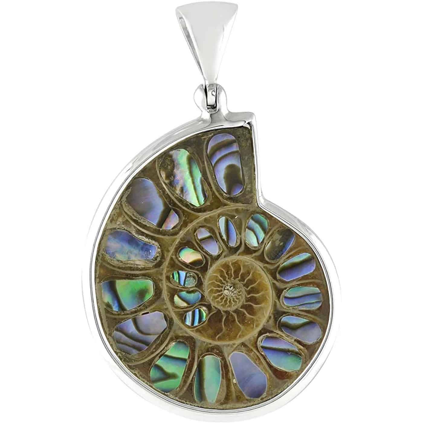 Starborn-Sterling-Silver-Ammonite-with-Abalone-Shell-Inlay-Pendant-B081QXS48S-2