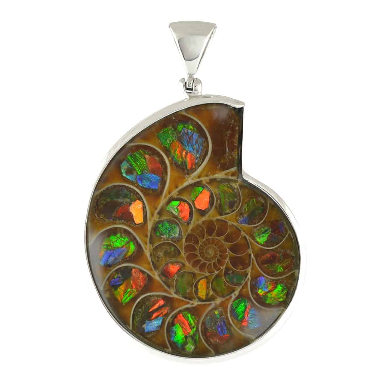 Starborn-Sterling-Silver-Ammonite-with-Ammolite-Inlay-Pendant-B07QWVKJX5-2